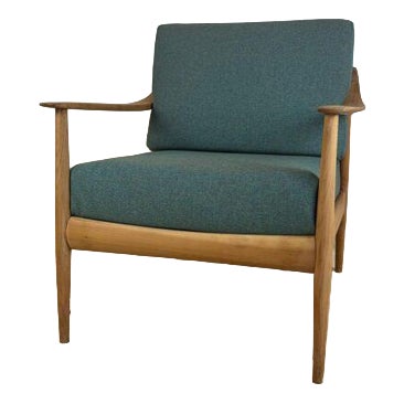 Vintage Danish Wooden Chair by Walter Knoll for Antimott, 1961 For Sale