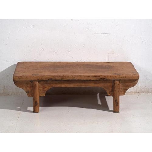 Low Antique Qing Dynasty Shanxi Kang Table in Pine For Sale - Image 6 of 10