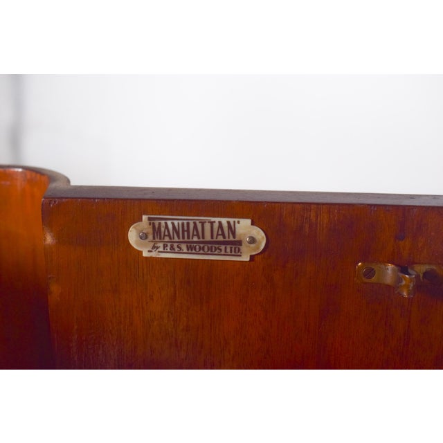 Brown European Art Deco Sideboard with Bar, 1920s For Sale - Image 8 of 16