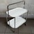 Chromed Metal Folding Bar Cart, 1970s For Sale - Image 11 of 11