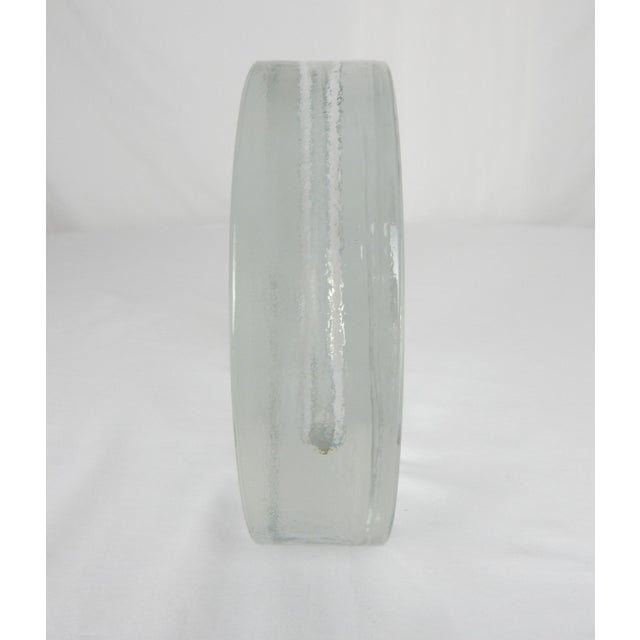 Transparent Vintage Wiesenthalhutte "Solifleur" West German Glass Bud Vase For Sale - Image 8 of 12