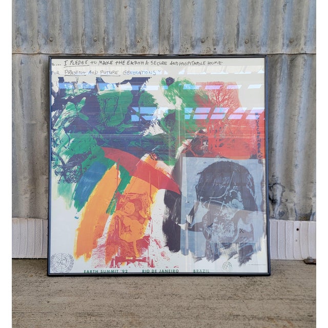 Printmaking Materials Robert Rauschenberg Poster Art Print For Sale - Image 7 of 7
