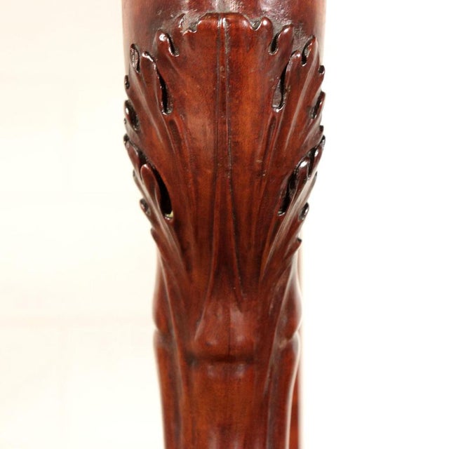 19th Century Genoese Console with Mirror in Mahogany, Italy For Sale - Image 9 of 14