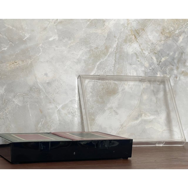 Vintage Red & Green Playing Cards For Sale - Image 4 of 8