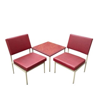 Chairs and Coffee Table by Anonima Castles from Castelli / Anonima Castelli, Italy, 1950s, Set of 3 For Sale