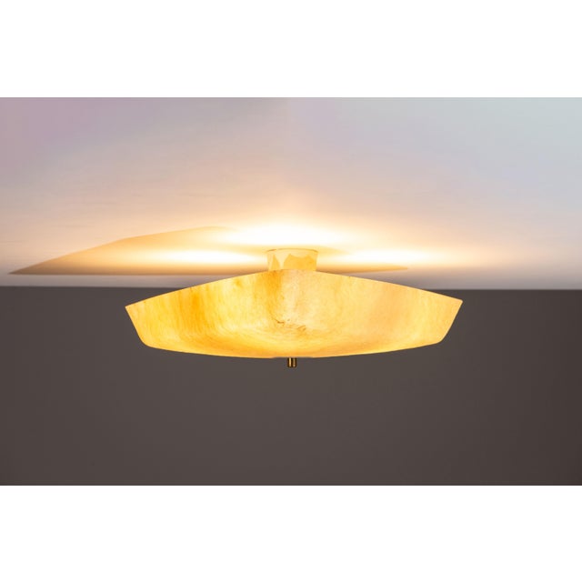 1960s Triangular Fiberglass Ceiling Lamp, 1960s For Sale - Image 5 of 11
