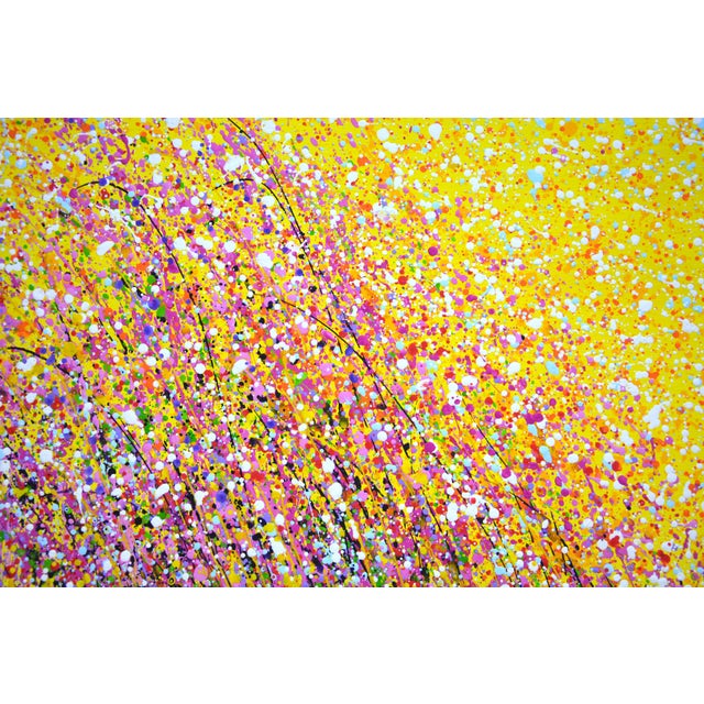 Pink Extravaganza 3.Modern Original Hand Painting. For Sale - Image 4 of 11