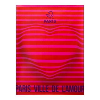2026 French Ville De Paris Poster - Paris Ville De l'Amour (Stripes) For Sale