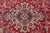 Vintage Persian Isfahan Rug With Red Field and Ivory Medallion Design For Sale - Image 11 of 13