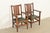 Early 20th Century Gustav Stickley Harvey Ellis Antique Mission Oak Arts & Crafts Armchairs, Pair For Sale - Image 5 of 13
