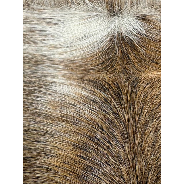 Reversible 18” X 18” Premium Brazilian Speckled Cowhide Pillow Cover – Short Hair - Handcrafted by Pablo Sota Designs For Sale - Image 9 of 11