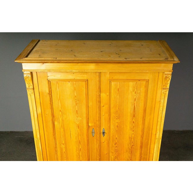 Art Nouveau Wardrobe in Pine For Sale - Image 12 of 18
