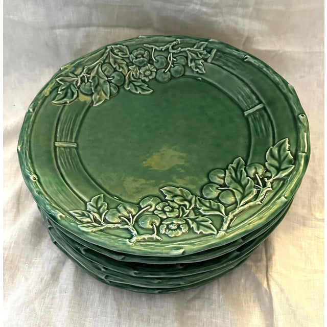 Vintage Porta Green Dinner PlatesA Set Chairish