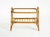 Mid-Century Modern Italian Bamboo Side Table with Iced Glass Top, 1960s For Sale - Image 3 of 18