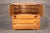 Tall chest of drawers designed by Pierre Debs for Bassett furniture. Rich walnut with brass hardware. Three wide drawers...