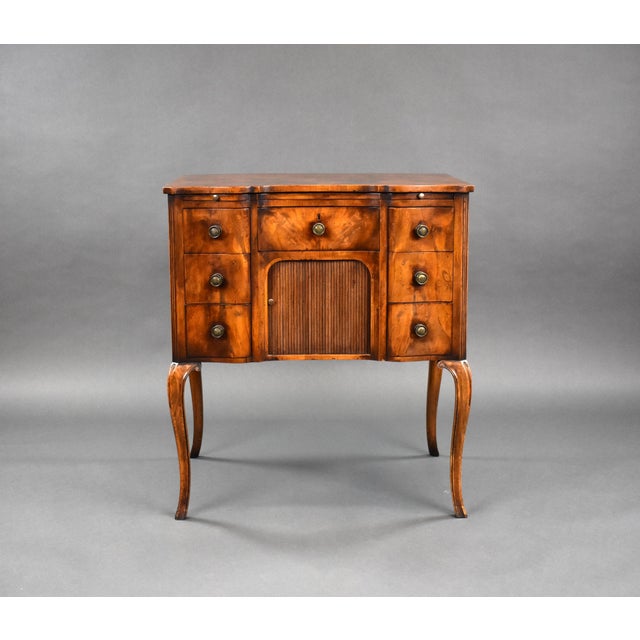 Yew Wood Chest with Slide, 1900s For Sale - Image 3 of 14