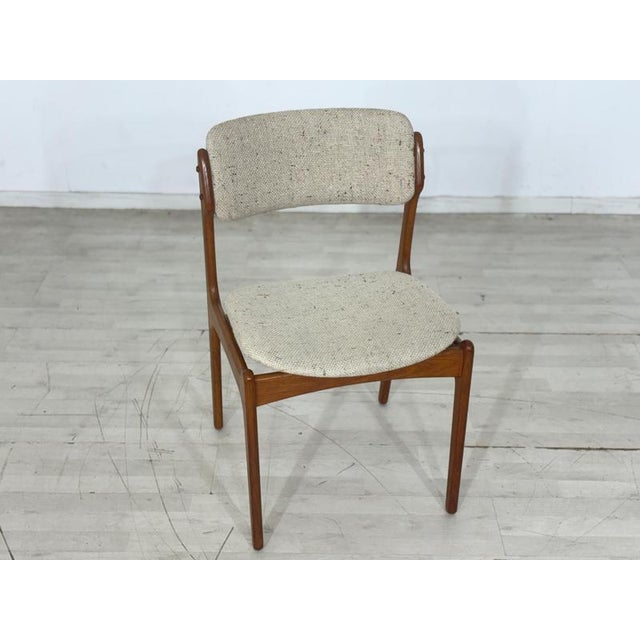 Mid-Century Danish Teak Dining Chairs by Erik Buch for O.D. Møbler A/S, 1960s, Set of 4 For Sale - Image 5 of 15