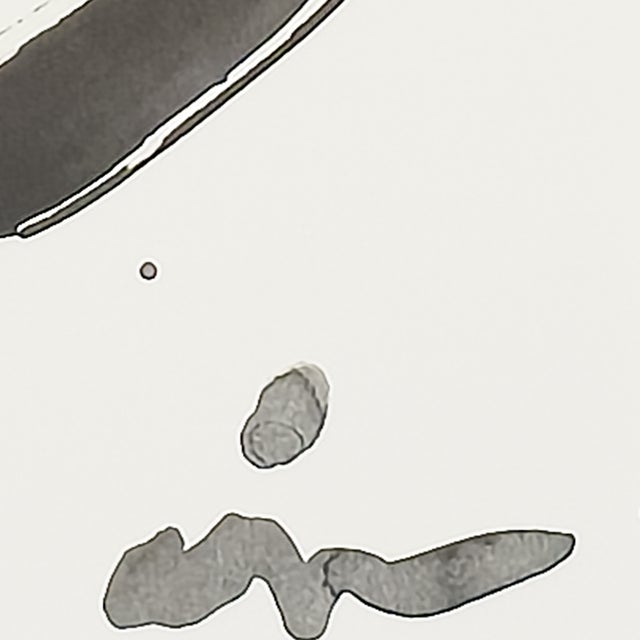Drawing/Sketching Materials Enso Study 2 - Virginia Cohn Parkum, C. Unknown For Sale - Image 7 of 8