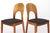 Niels Koefoed Vintage Danish Dining Chairs by Niels Koefoed for Koefoeds Hornslet, 1970s, Set of 6 For Sale - Image 4 of 7