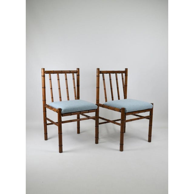 Wooden Chair in Faux Bamboo, France, 1970s For Sale - Image 16 of 16