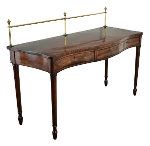 English Regency 19th Century Solid Mahogany Server