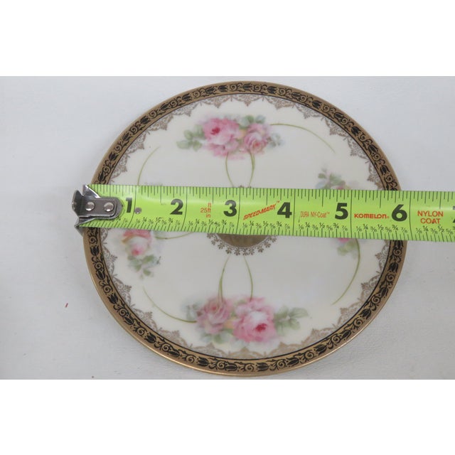 Moschendorf Bavaria Porcelain 5 Pc Set Bread Butter Dessert Serving Plates 4500b For Sale - Image 11 of 13