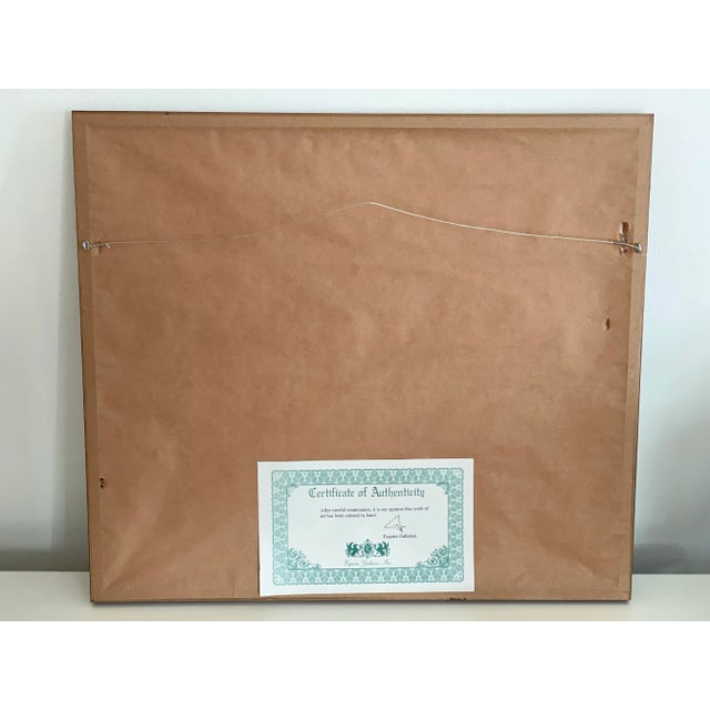 Vintage Framed Marcus Elieser Bloch Hand Colored Tetrodon Honckenu, Puffer Fish For Sale - Image 4 of 9