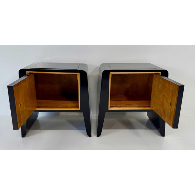 Italian Art Deco Dressor Set and Nightstands by Paolo Buffa, 1940s, Set of 3 For Sale - Image 14 of 15