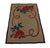 Feel the echoes of early American ingenuity with this hand-hooked vintage rug. Each loop, painstakingly crafted, tells a...