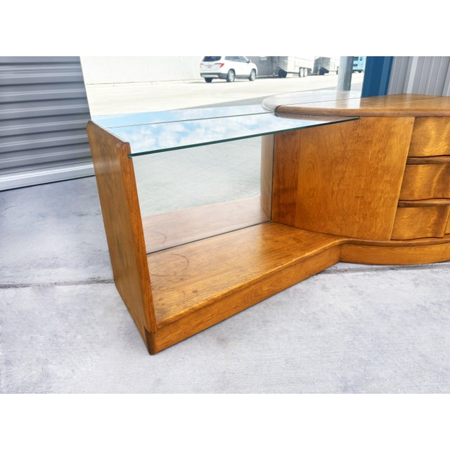 Wood 1960s Mid-Century Maple Vanity by Heywood-Wakefield For Sale - Image 7 of 13