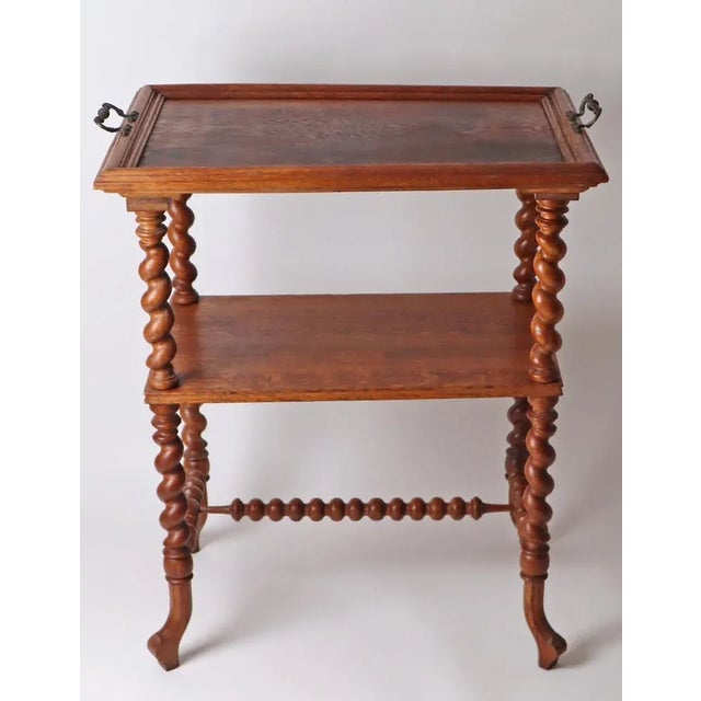 Side Table in Oak, 1880s For Sale - Image 10 of 10