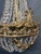 Antique French Empire Style Chandelier in Brass, 1900s For Sale - Image 4 of 7
