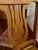 1900 - 1909 Antique c.1900 Quarter-Sawn Art Nouveau Tiger Oak Lyre Back Cane Dining Chairs. Set of Four For Sale - Image 5 of 8