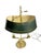French Early 20th Century Empire-Style French Tôle & Gilt Brass Bouillotte Lamp With Green Tole Shade For Sale - Image 3 of 15