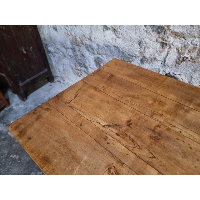 Antique French Country Dining Table, 1890s For Sale - Image 11 of 18