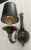 Mid 20th Century Federal Style Single Brass Sconce with Shade For Sale - Image 5 of 8