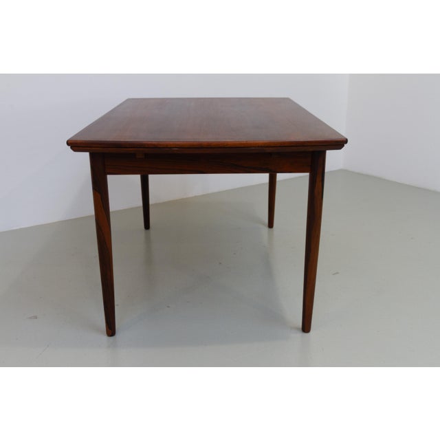 Danish Modern Extendable Rosewood Dining Table, 1960s For Sale - Image 13 of 18