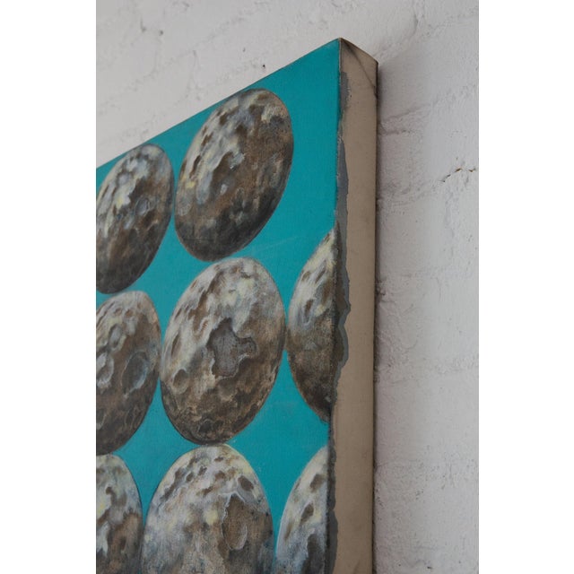 Cornflower Blue Original 1980’s Art by C. Avner For Sale - Image 8 of 8