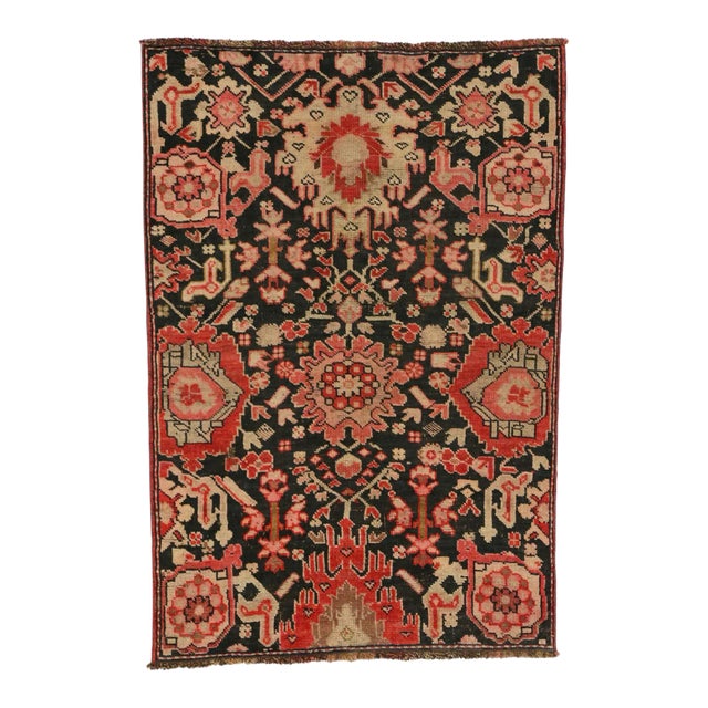 Mid 20th Century Vintage Turkish Oushak Rug - 02'10 X 04'01 For Sale