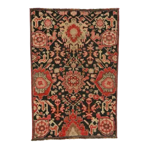 Mid 20th Century Vintage Turkish Oushak Rug - 02'10 X 04'01