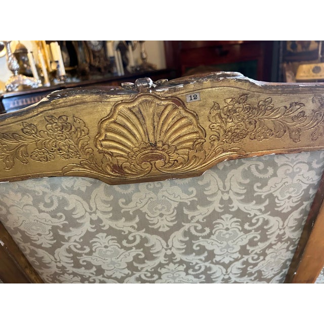 Louis XV Style Giltwood Canape Upholstered in 18th Century Beauvais Tapestry, Manner of Jean-Baptiste Tilliard For Sale - Image 10 of 13