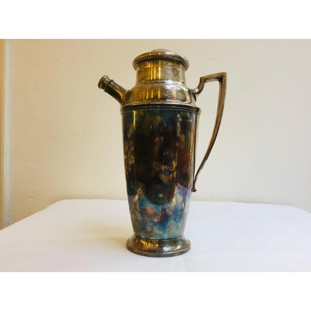 Silver Art Deco Cocktail Shaker from W.M. Mounts For Sale - Image 8 of 8