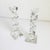 Art Deco Postmodern Zigzag Crystal Candlesticks, a Pair For Sale - Image 3 of 11