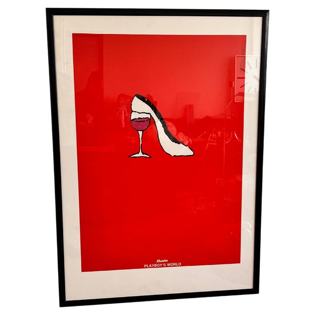 Large Original Poster by Tomas Salamon - Playbos World / Baťa, 1992 For Sale