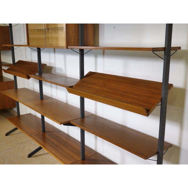 Wood Mid-Century Freestanding Modular Shelving System by Olof Pira, 1960s For Sale - Image 7 of 18