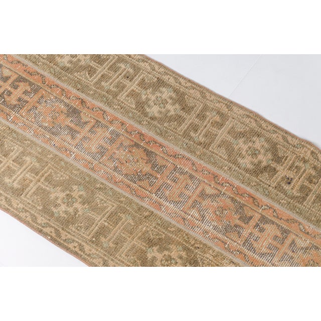Mid 20th Century Oushak Anatolian Wool Runner For Sale - Image 10 of 10