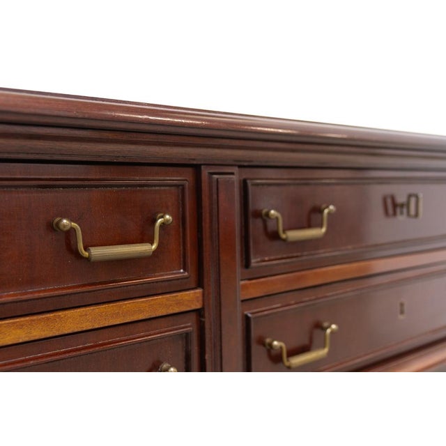 Danish Hepplewhite Mahogany Console Table from Farre Møbelfabrik, 1970s For Sale - Image 16 of 18