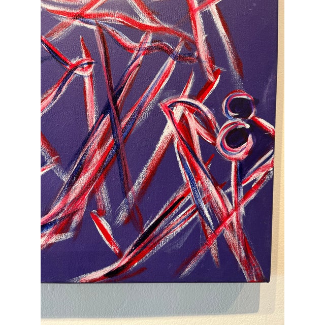 Contemporary 1990s Molly J Schiff Abstracted Figures Dance Painting Hubbard Street Dancers For Sale - Image 3 of 4