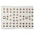 Sample - Schumacher Studded Leather Trim in Ivory For Sale
