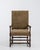 Mustard 19th Century Louis XIII Style Wooden Throne Chair with Upholstery Mustard For Sale - Image 8 of 15